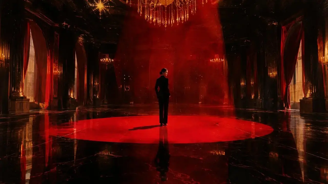重生之女王归来短剧舞台氛围背景